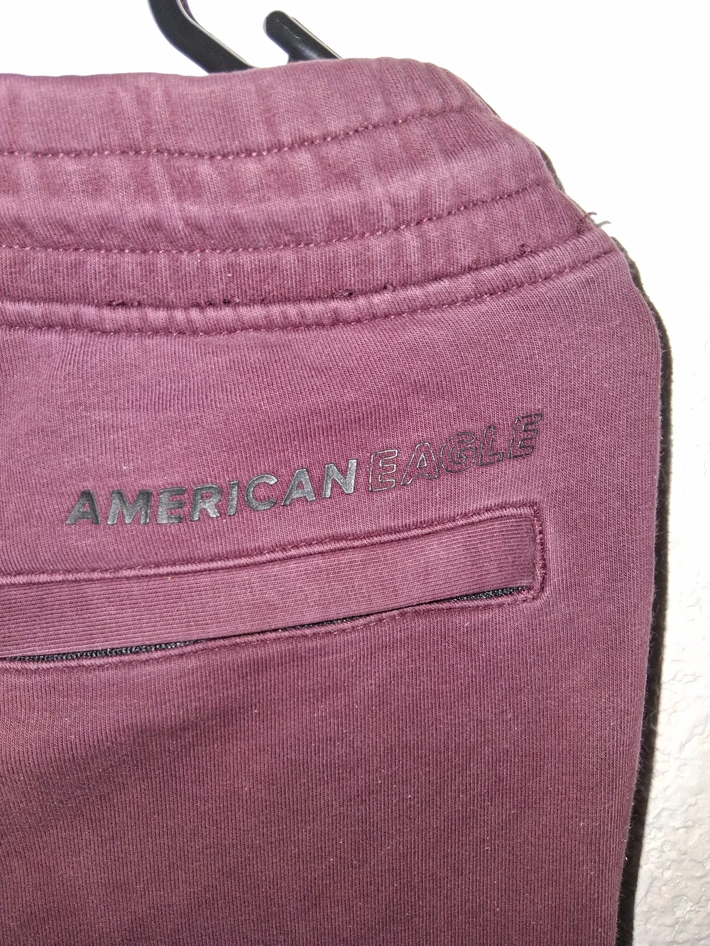 American Eagle Outfitters Men's Maroon Drawstring Joggers
